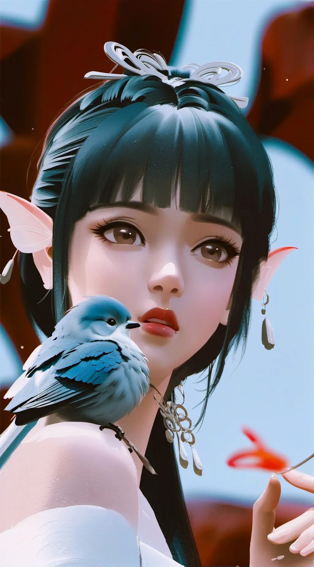 ai character: upper mn hotspring background