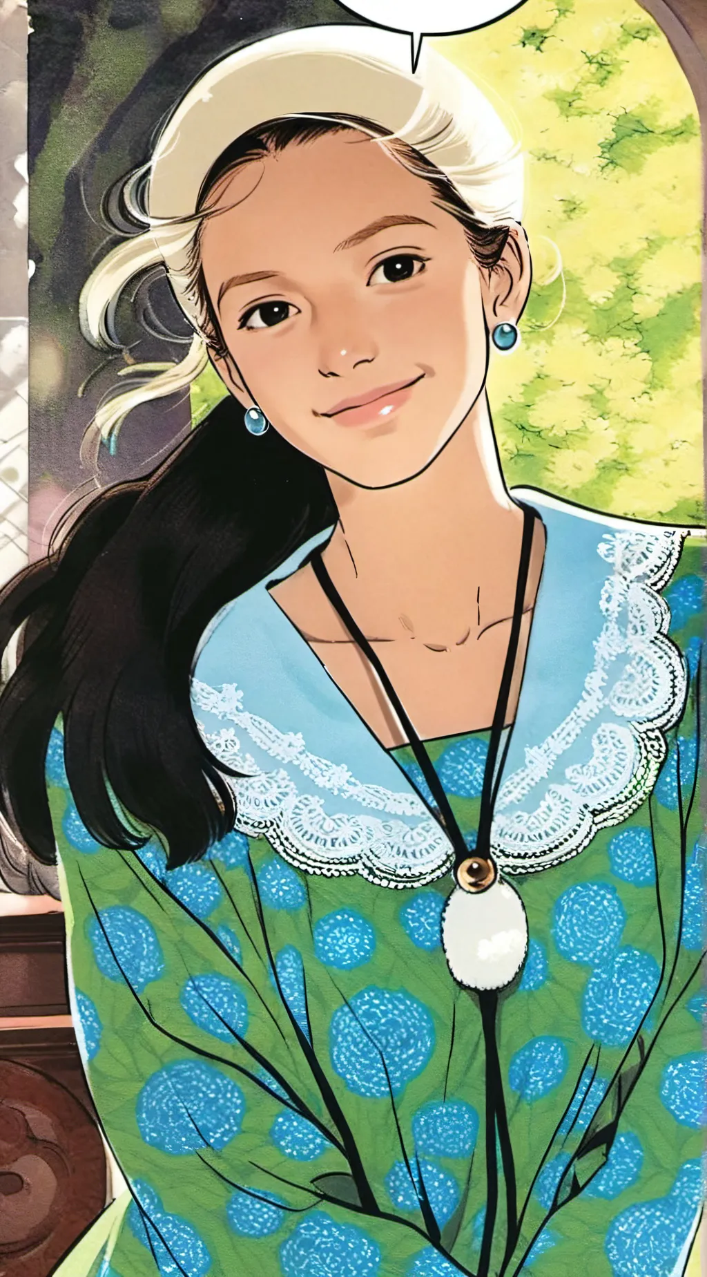 ai character:  Coffee background