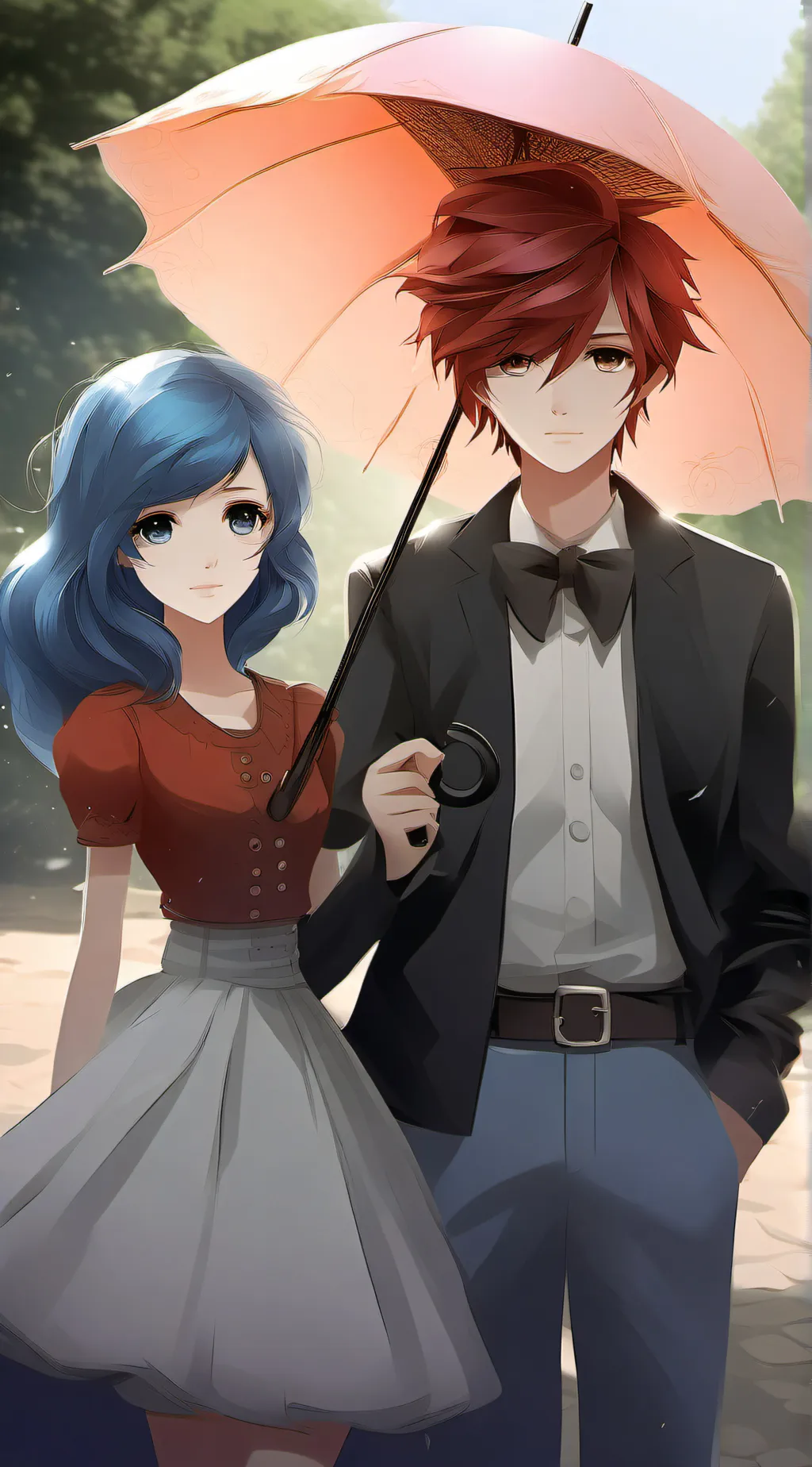 ai character: Mia and Alex background