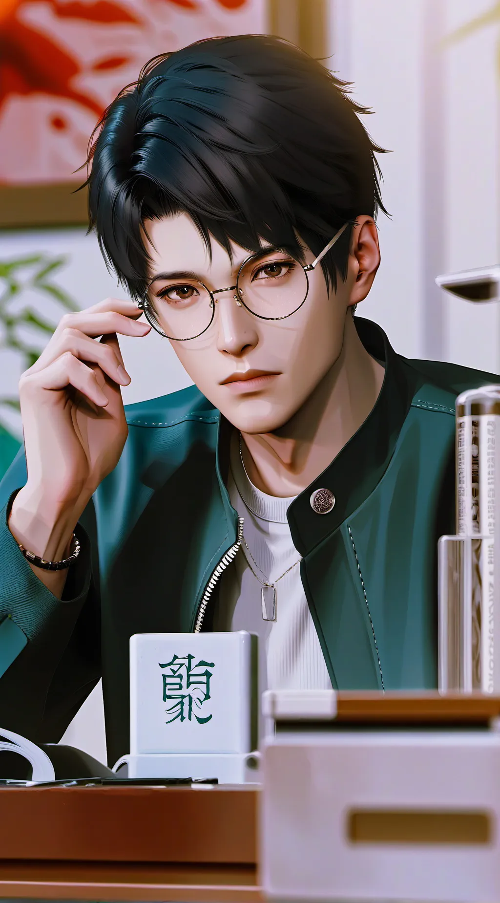 ai character: Ren background