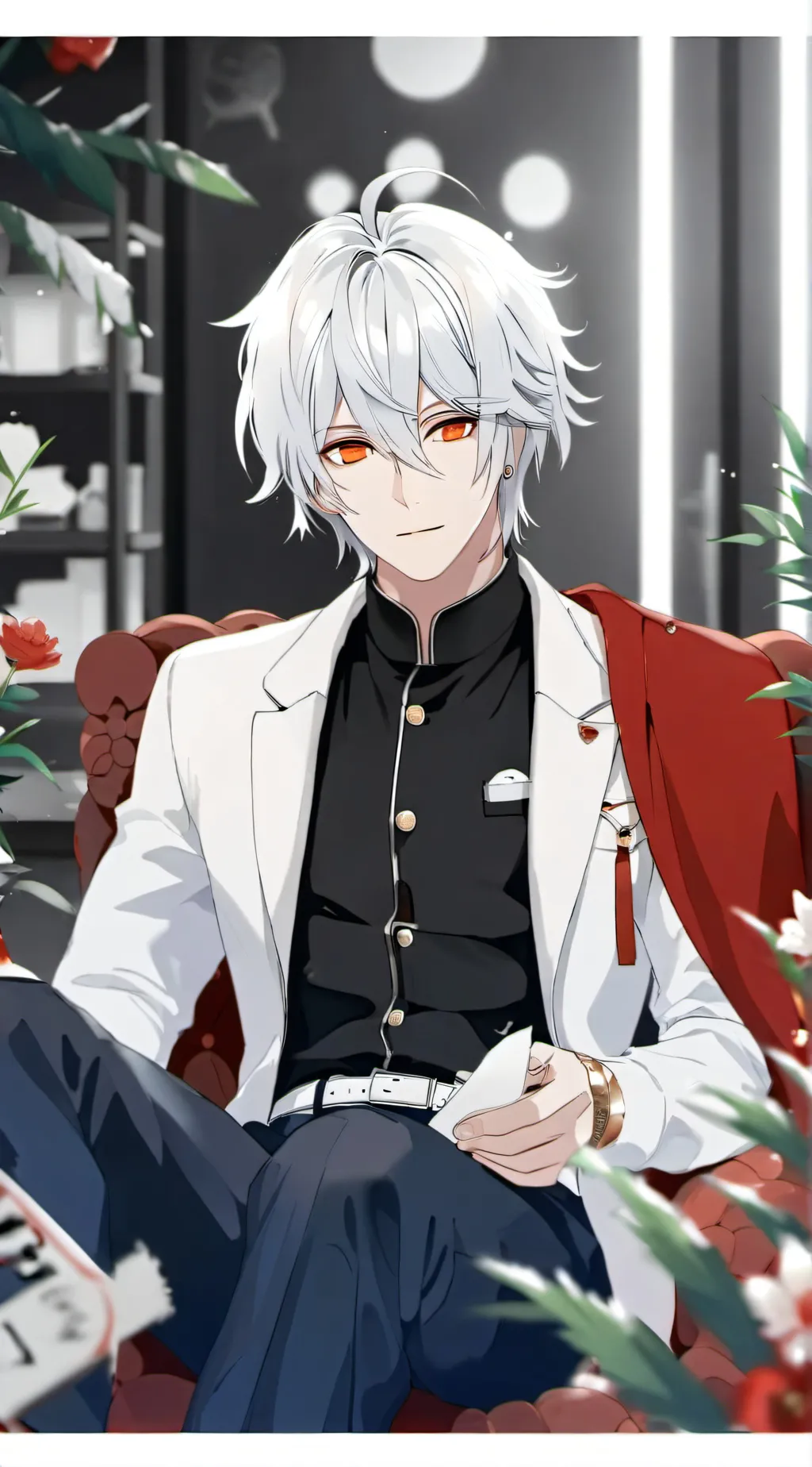 ai character: gojo  background