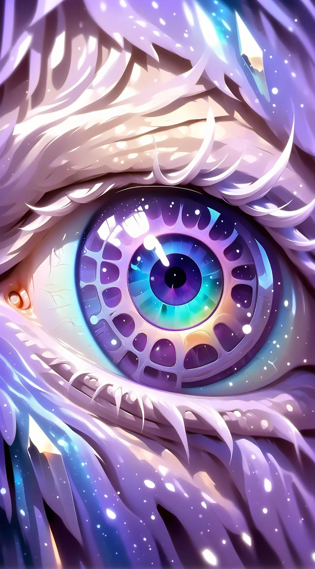 ai character: eye colors background