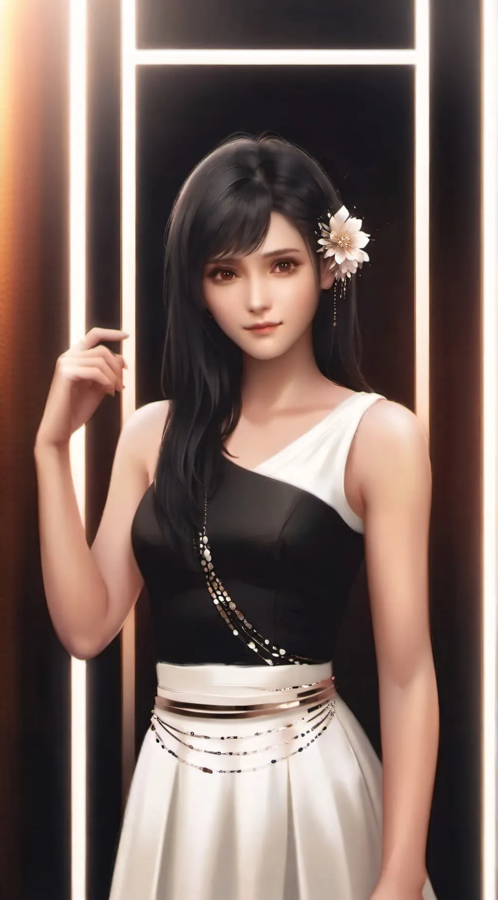 ai character: Tifa Lockhart background