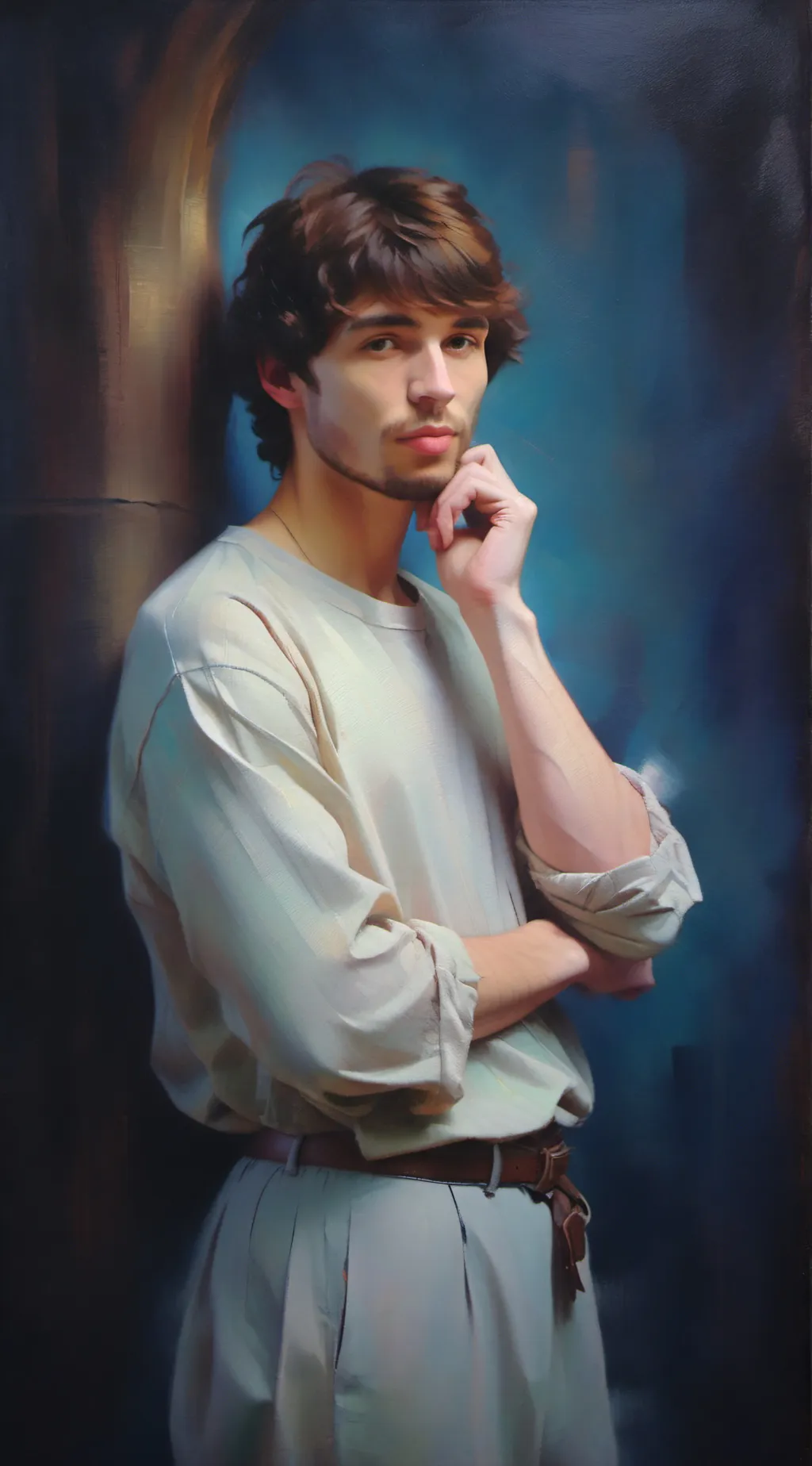 ai character: Chris sturniolo  background