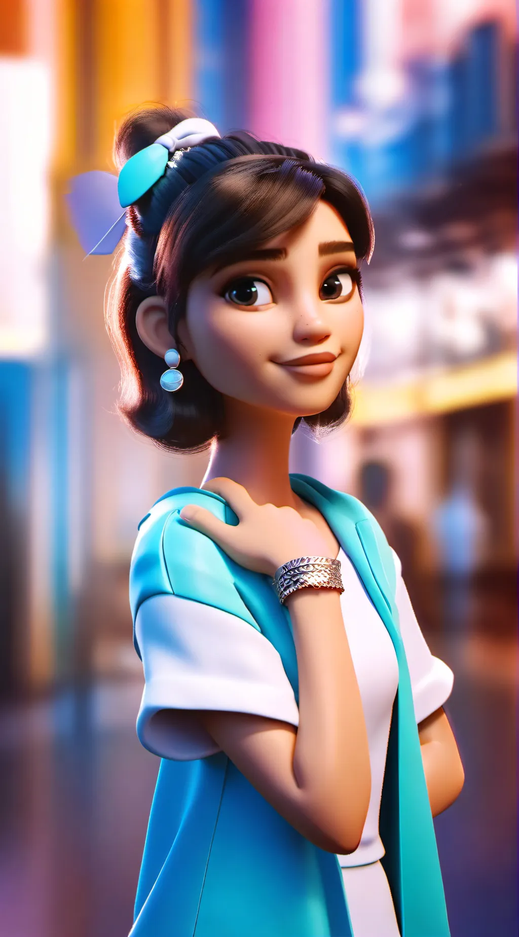 ai character: Luz background