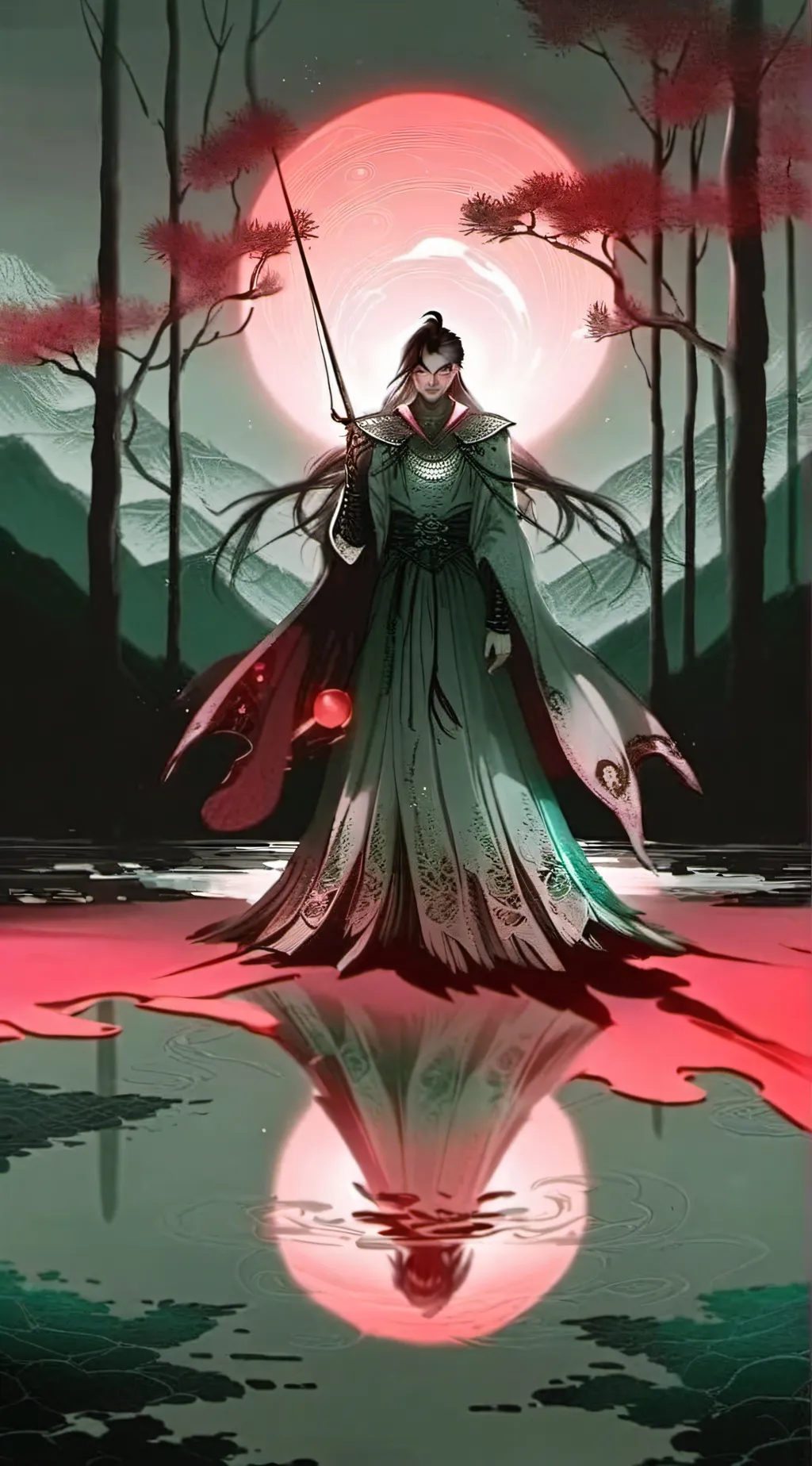 ai character: bleach background