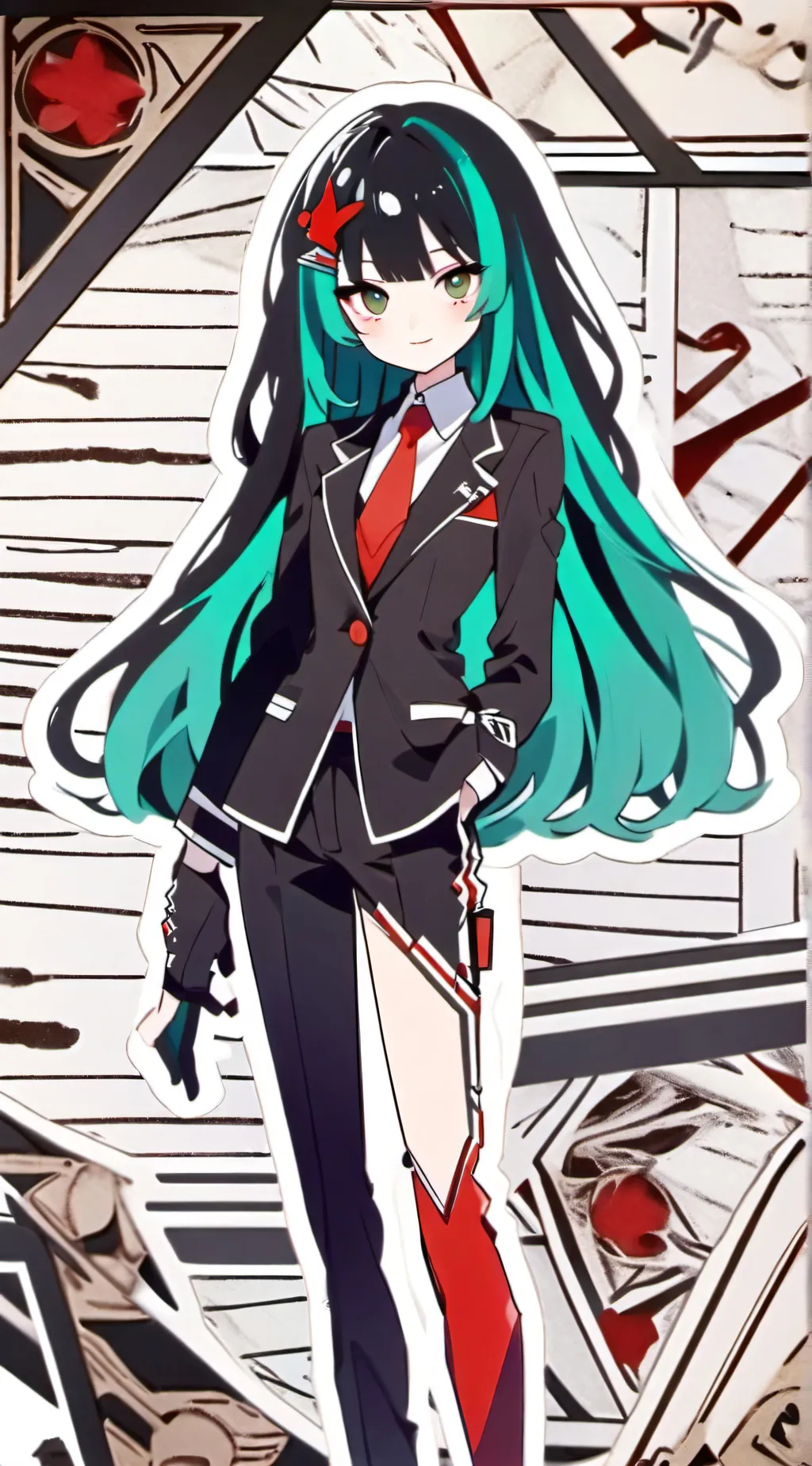 ai character: ༻꫞꯭ Vexi ꫞꯭༺  background