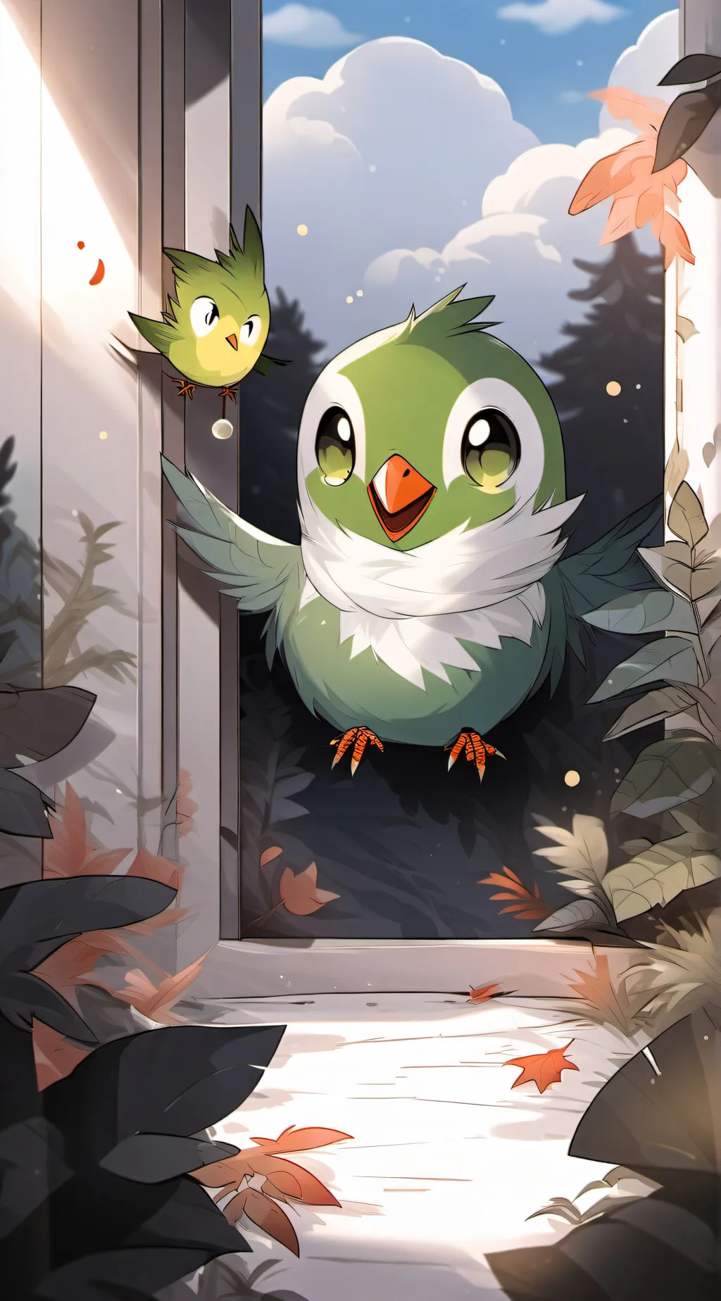 ai character: Duolingo ☠️ background