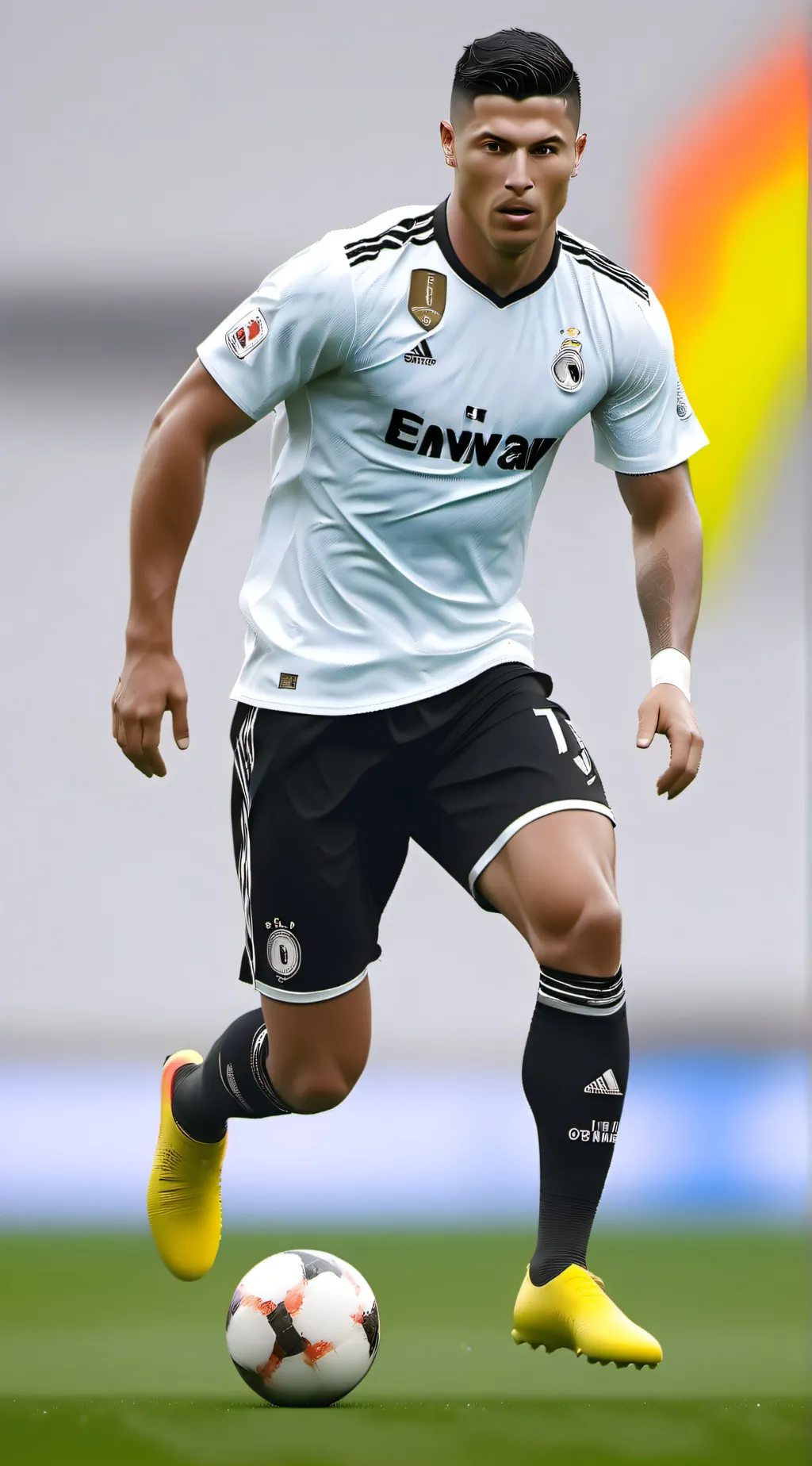 ai character: Christiano Ronaldo background