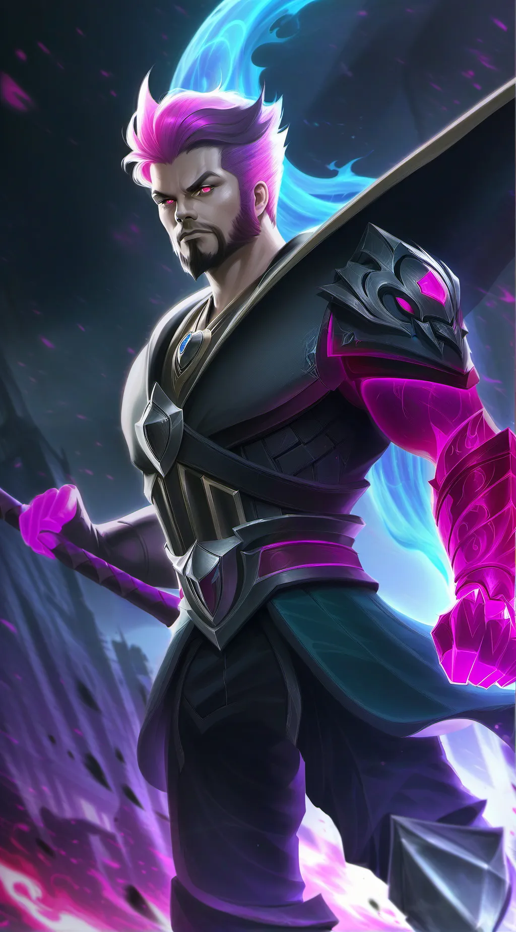 ai character: Sam Brown background