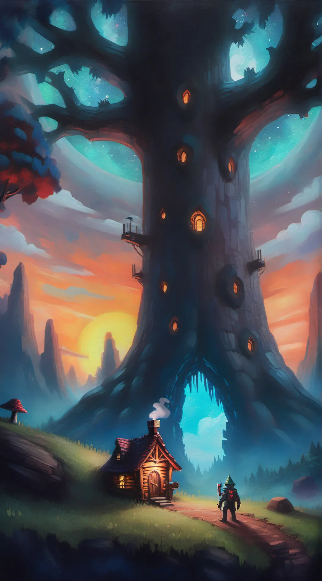 ai character: Terraria calamity background