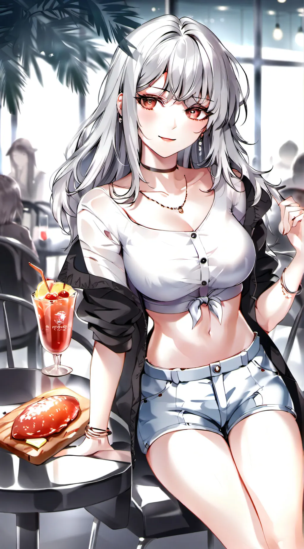 ai character: Maddison  background