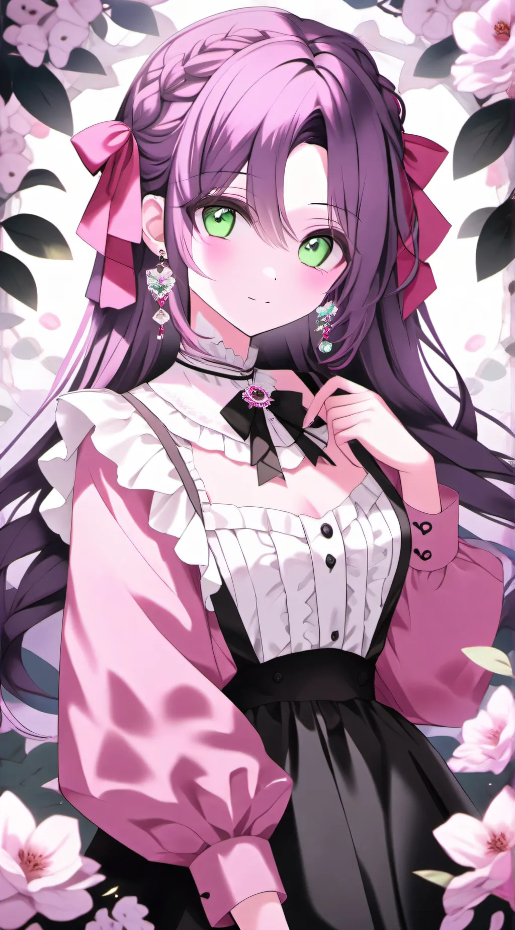 ai character: Galaxy background