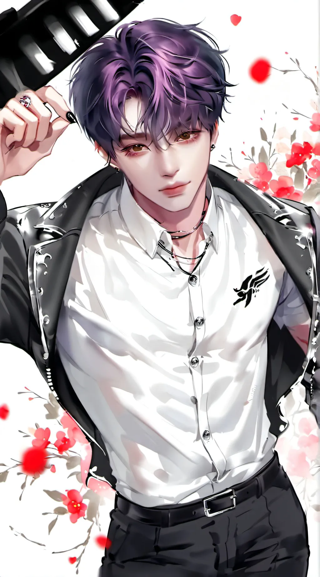 ai character: RIEUL HWANG background