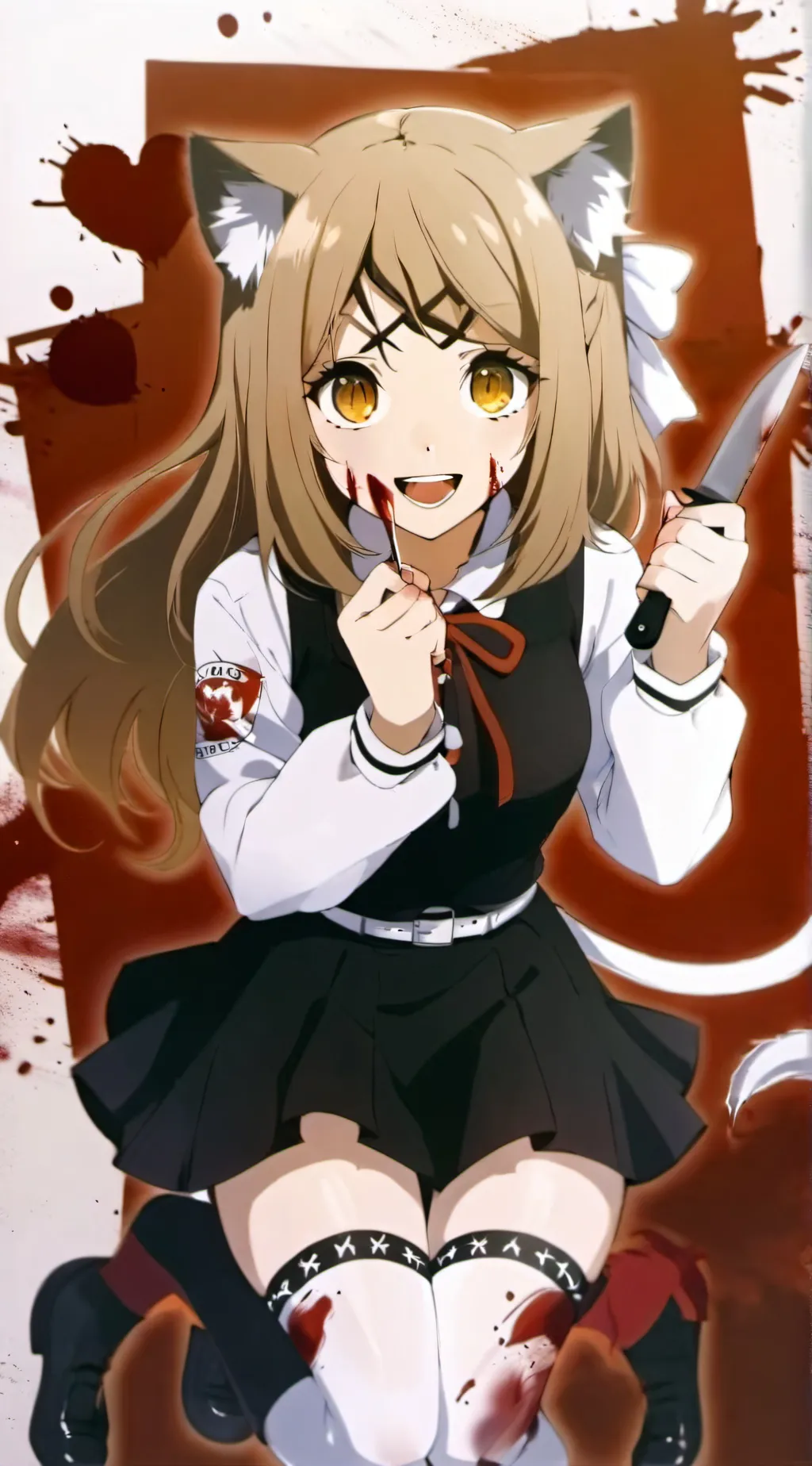 ai character: Crazy Yandere background