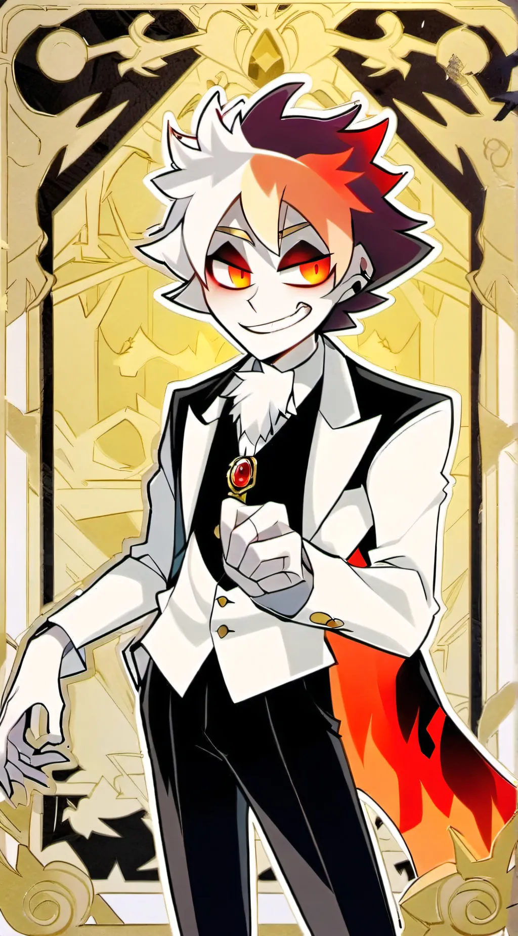 ai character: RadioApple background