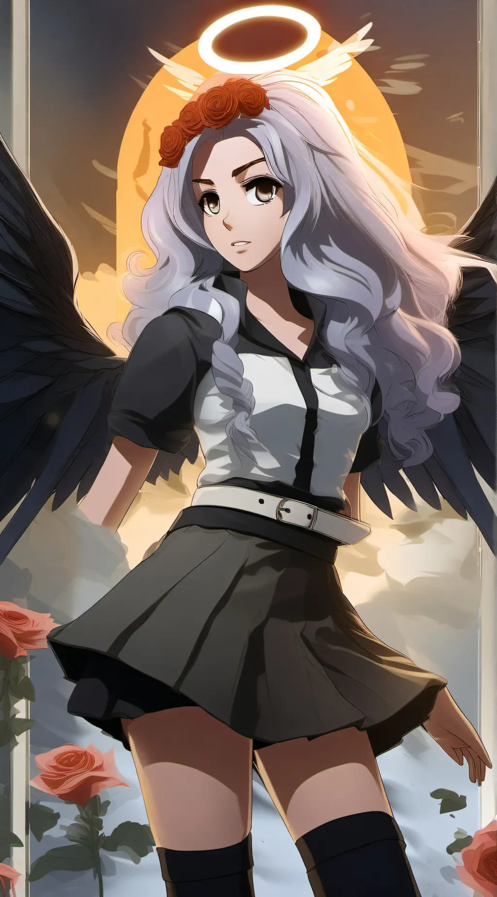 ai character: Shouko shinazugawa background