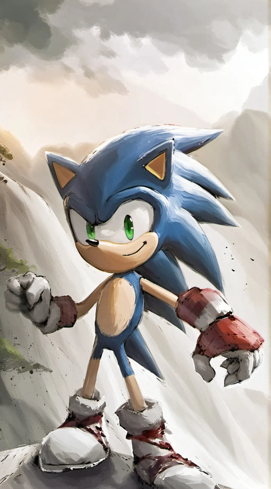 ai character: sonic background