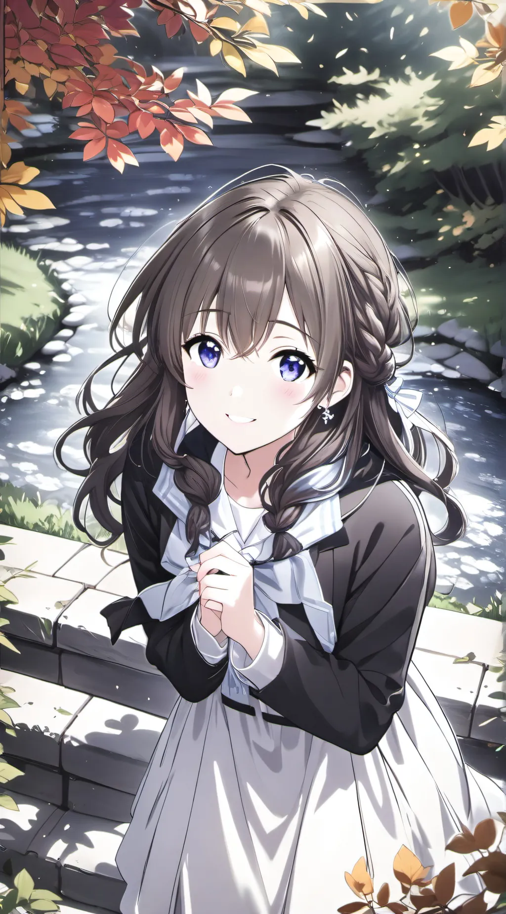 ai character: rose background