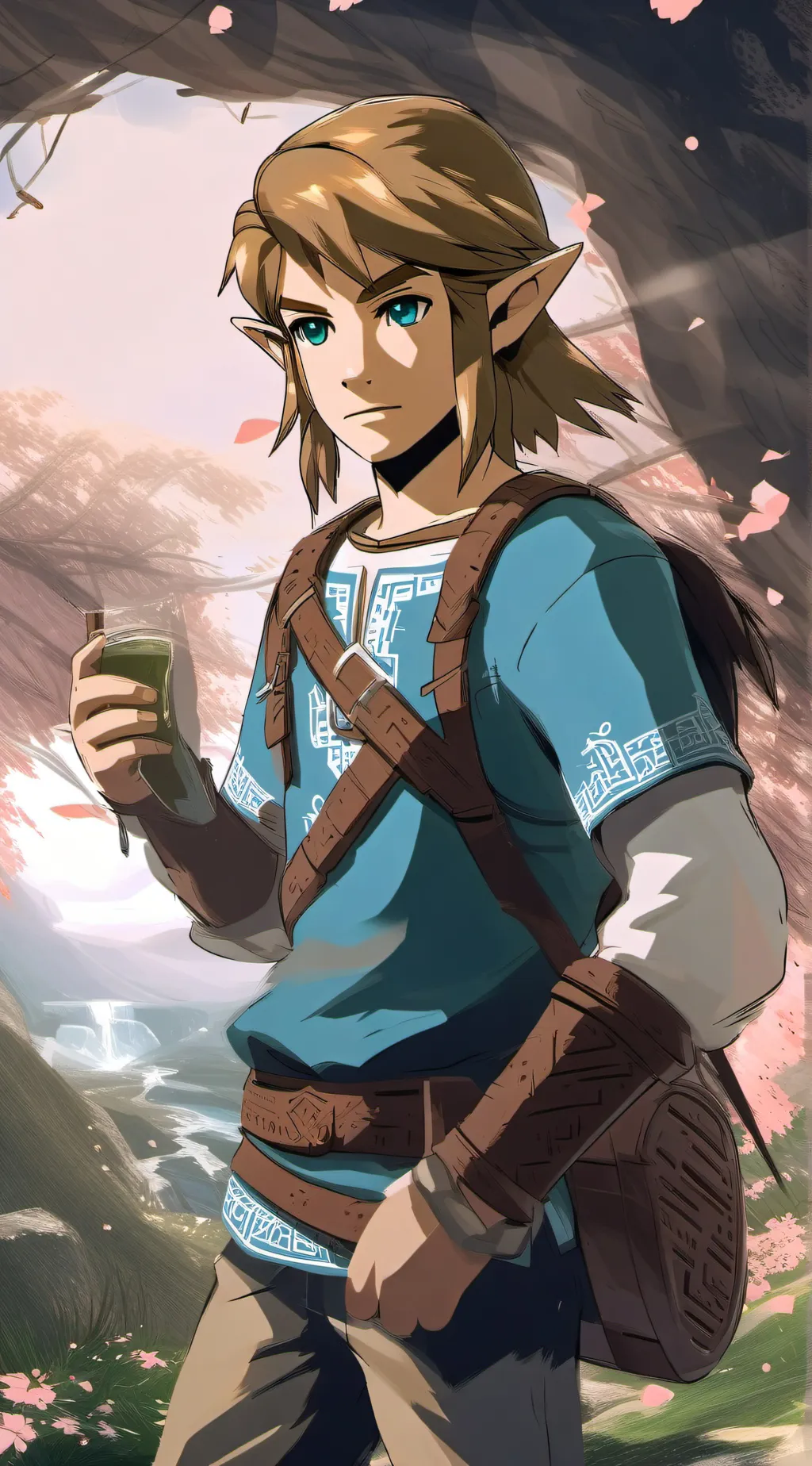 ai character: Link background