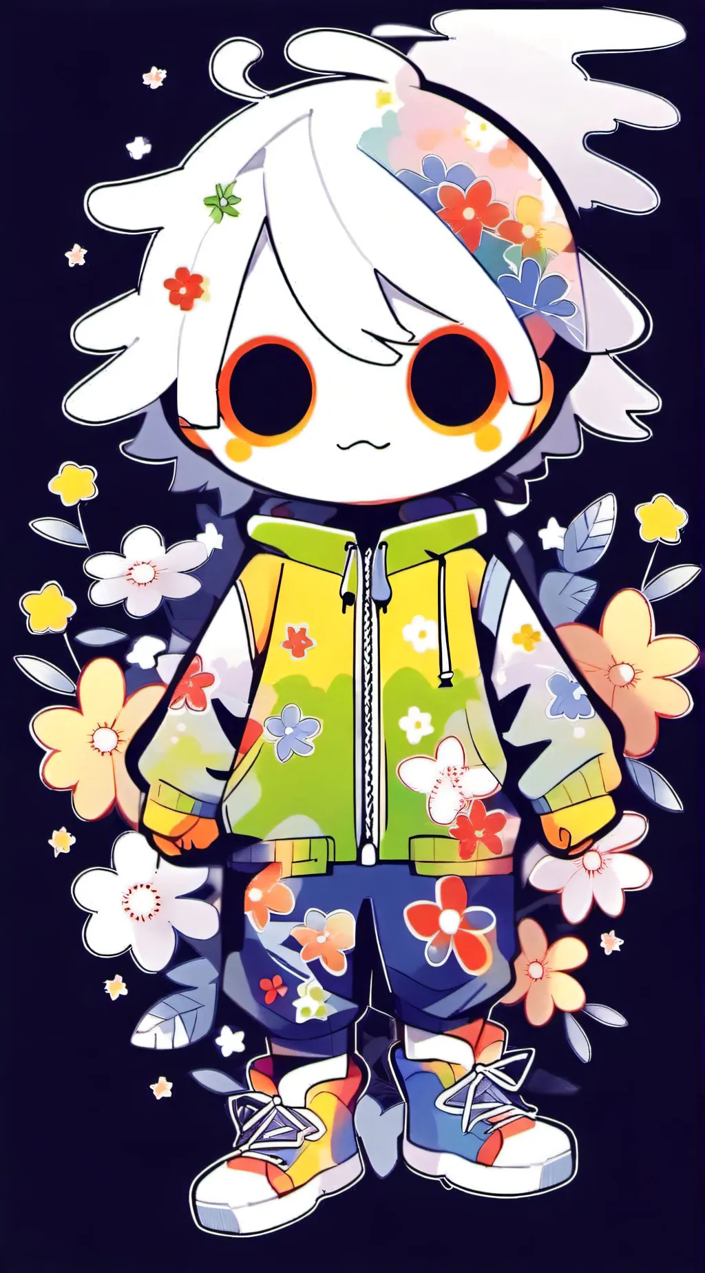 ai character: dandys world background