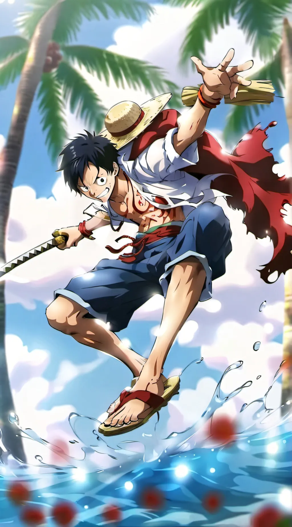 ai character: DANCEY ONE PIECE  background