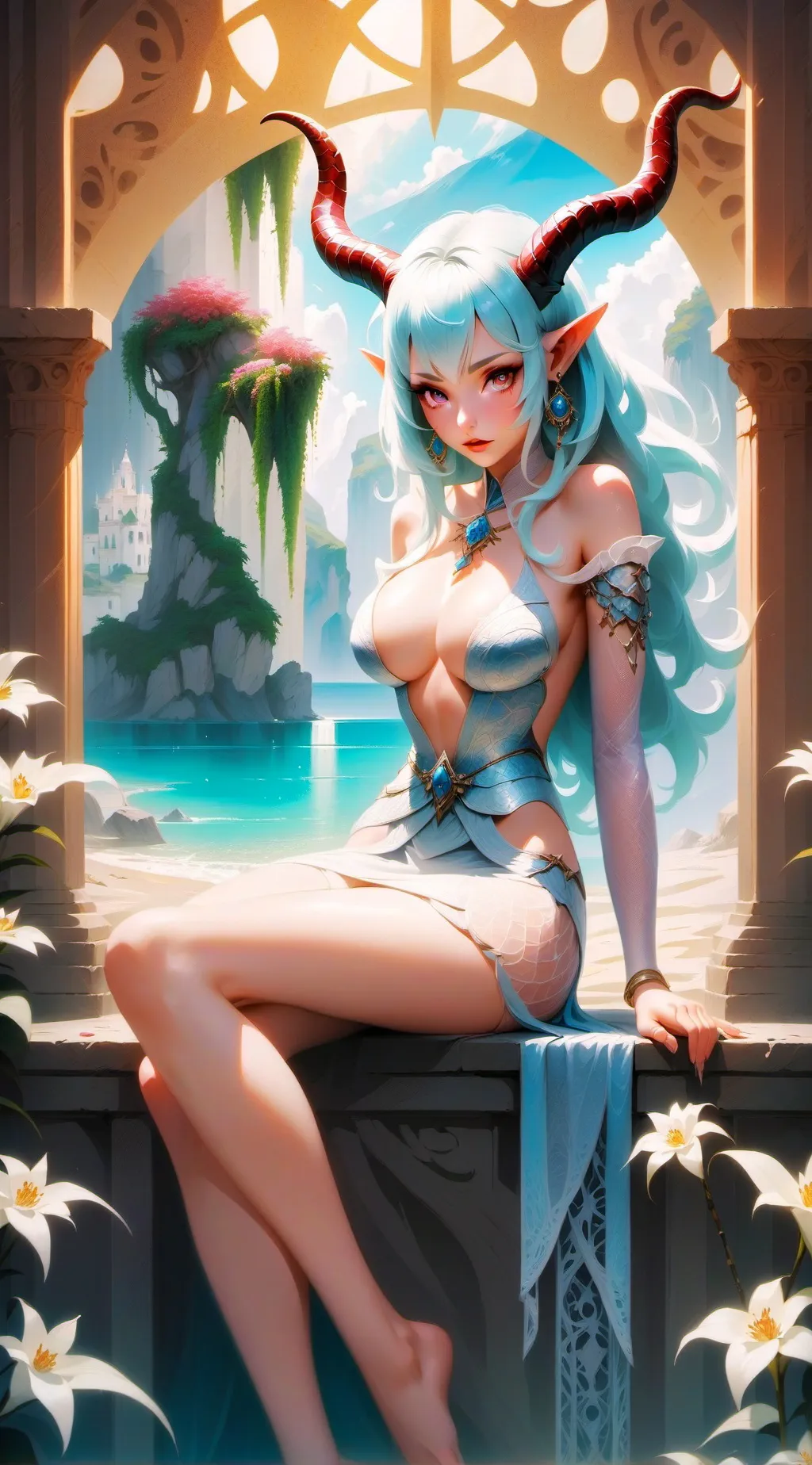 ai character: divin background