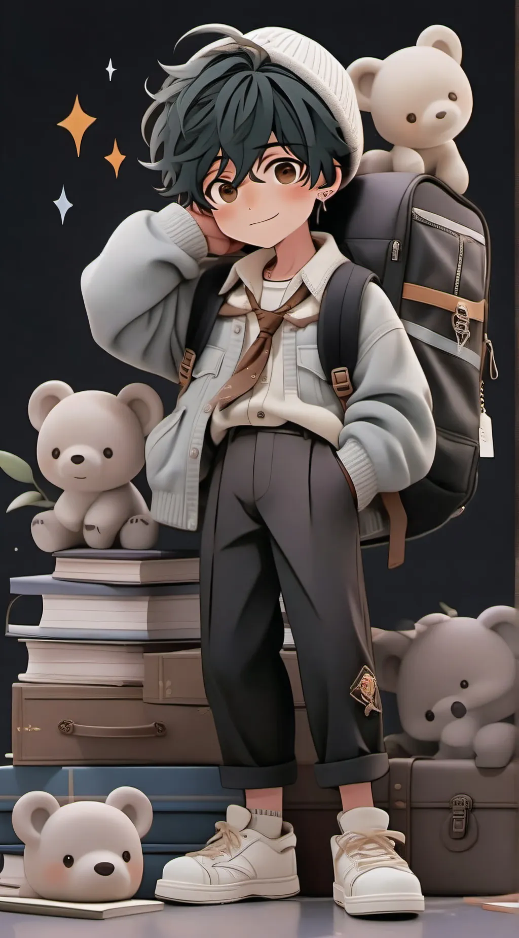 ai character: little teacher background