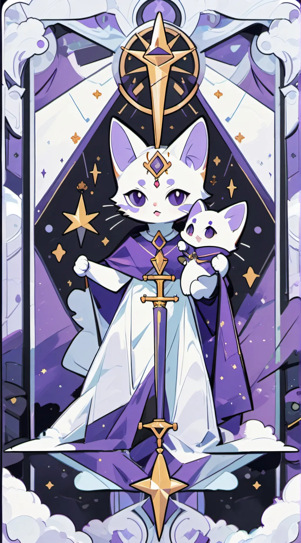 ai character: kitten background