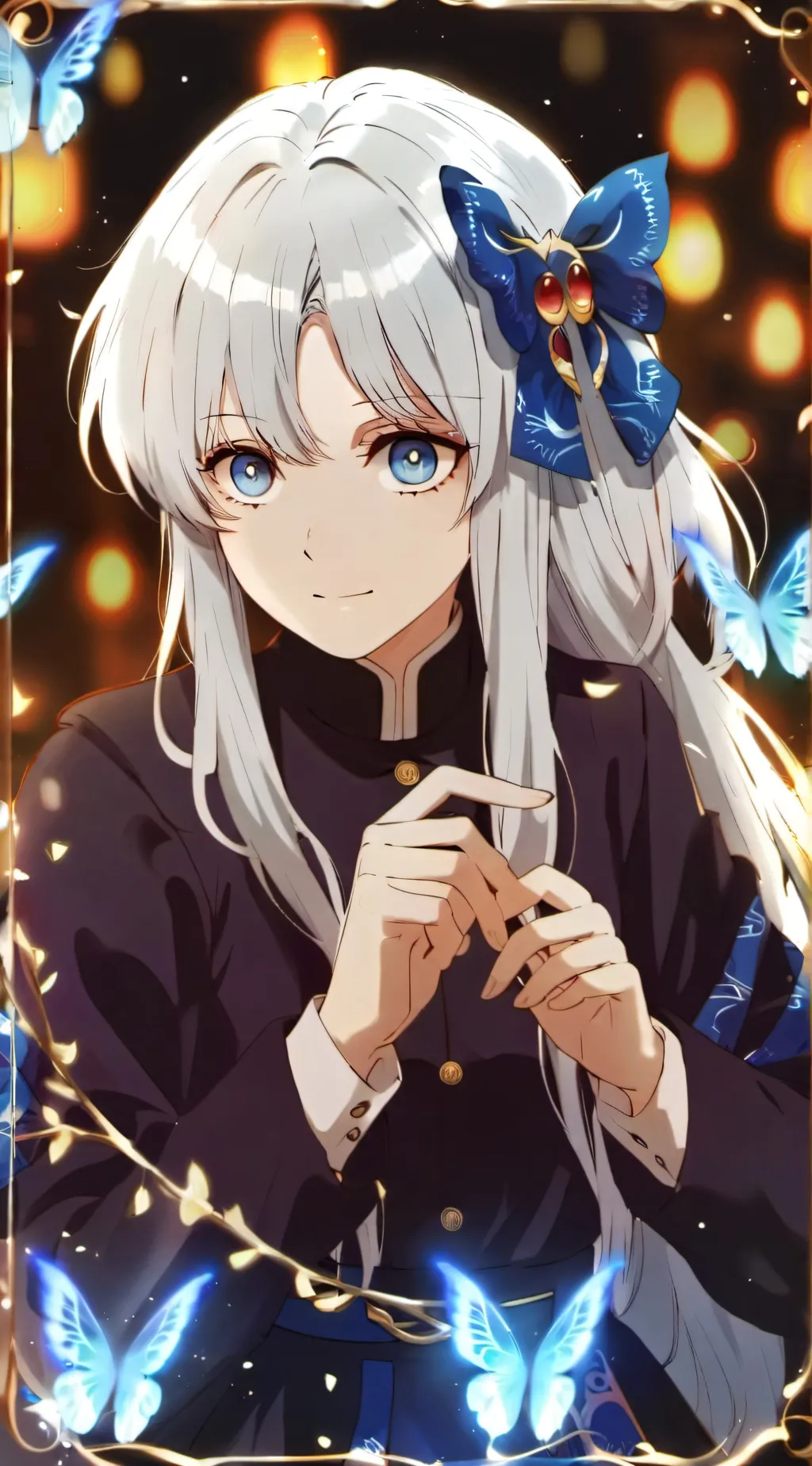 ai character: ski mocha background