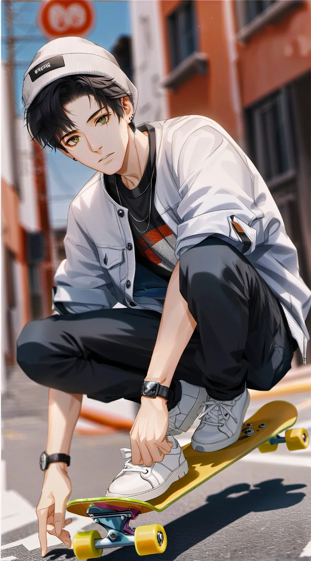 ai character: StrayKids background