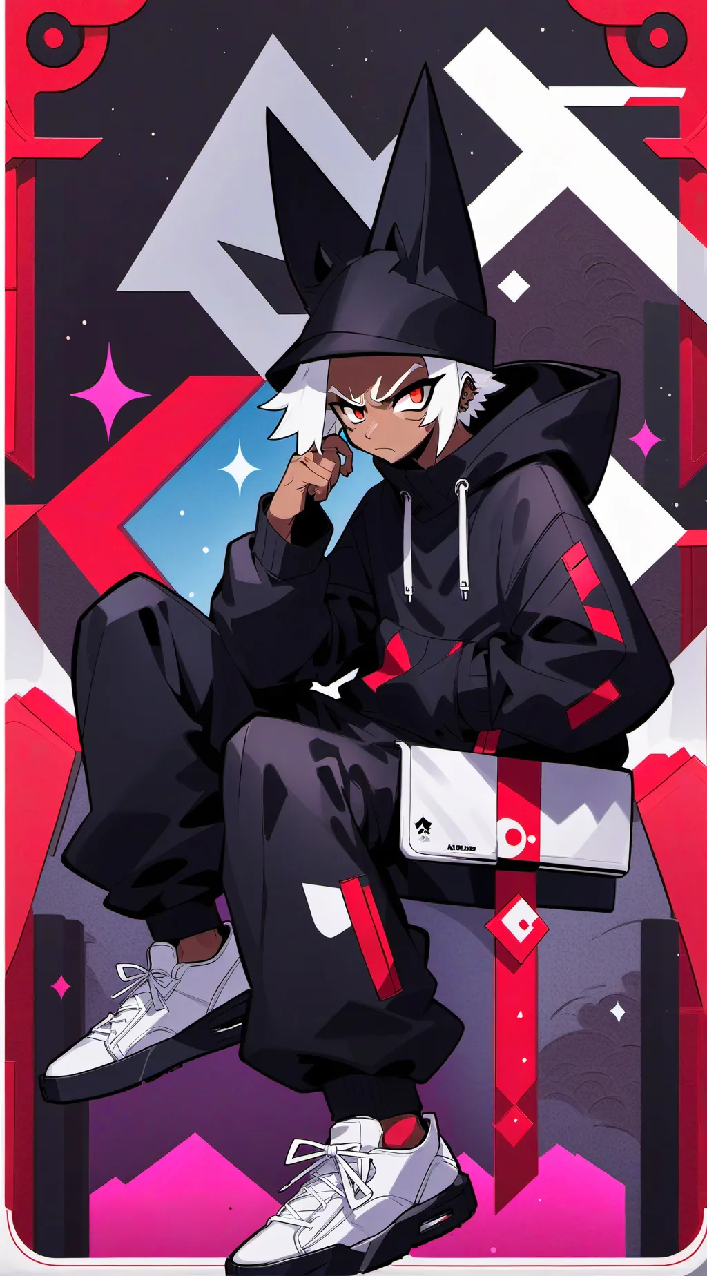 ai character: Charry idk ok .... background