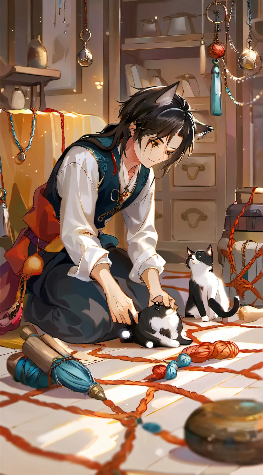 ai character: Your Cat background