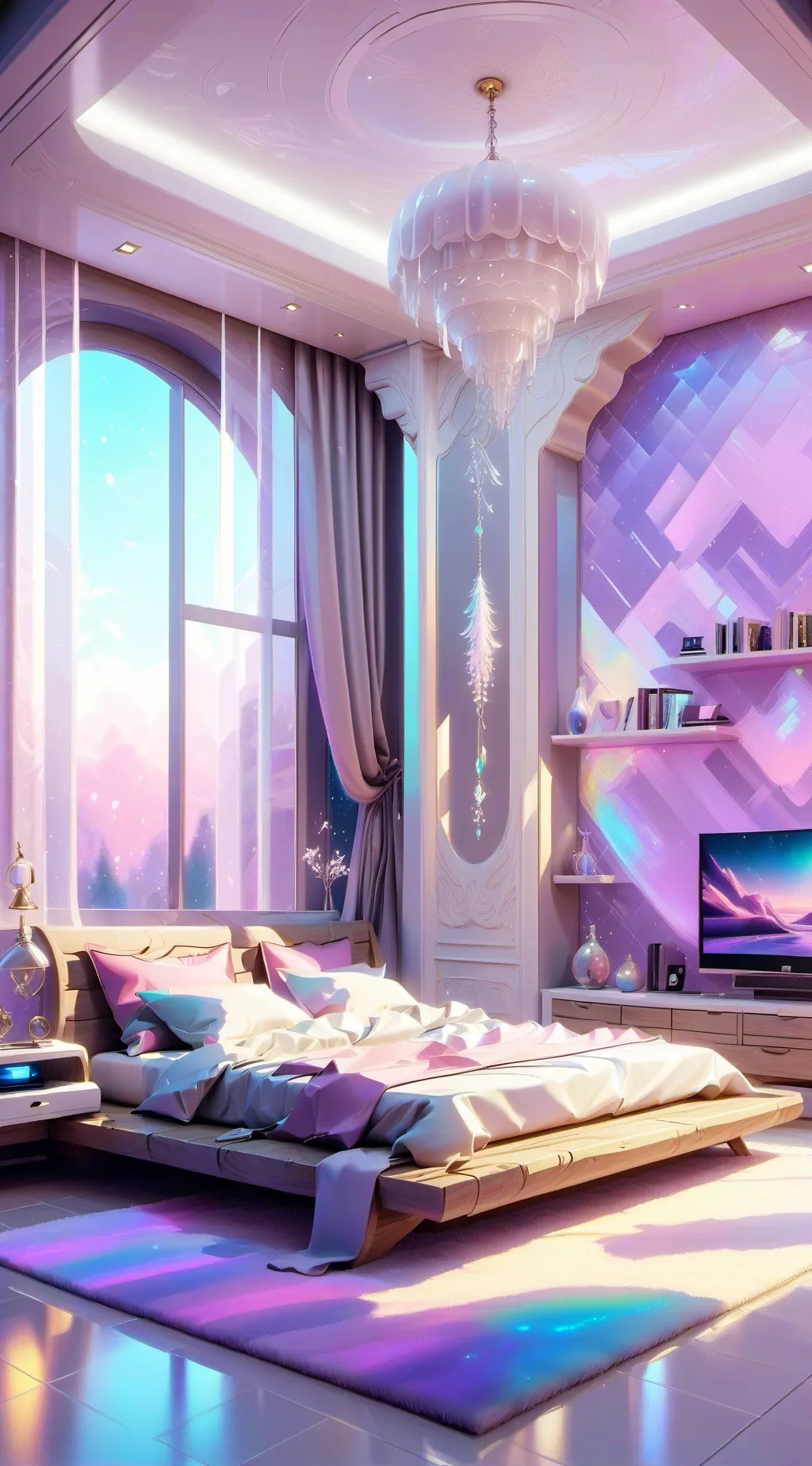 ai character: Kny sleepover~ background