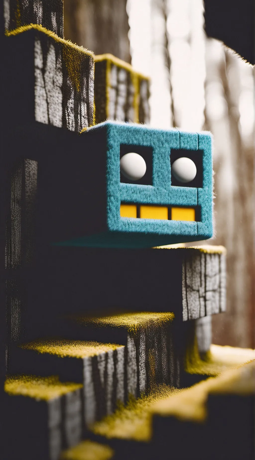 ai character: geometry dash  background