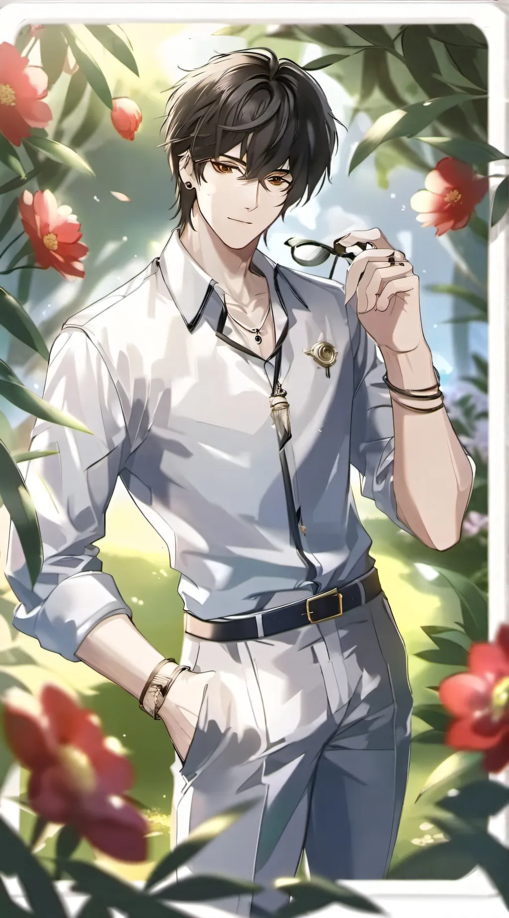 ai character: KNY babysitter  background