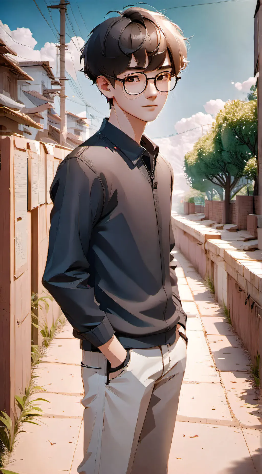 ai character: John  background