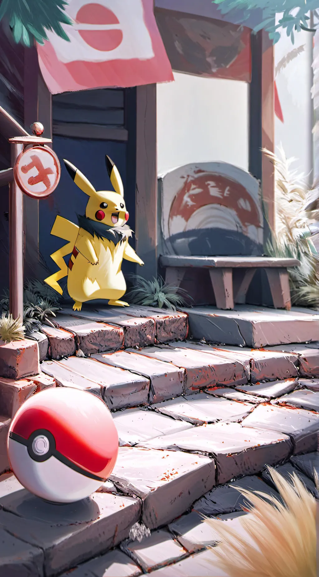 ai character: Pokémon background