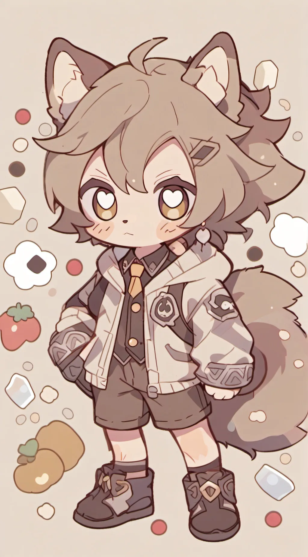 ai character: FPE WEREWOLF AU background