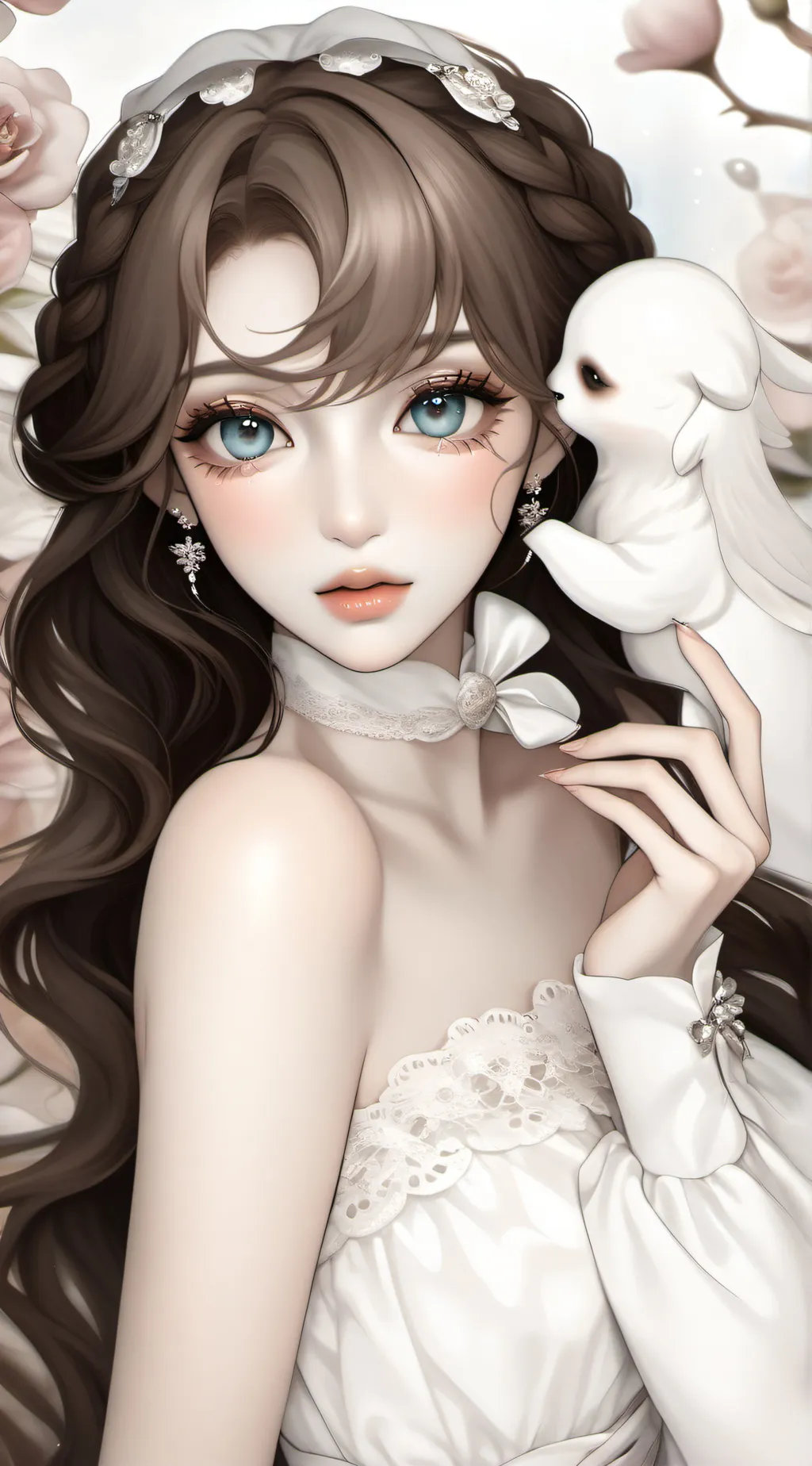 ai character: girlfriend  background