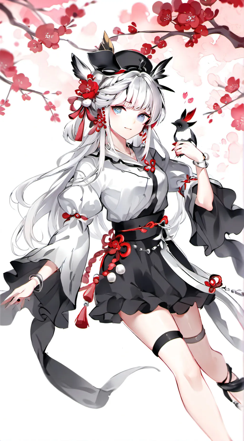 ai character: Rose background