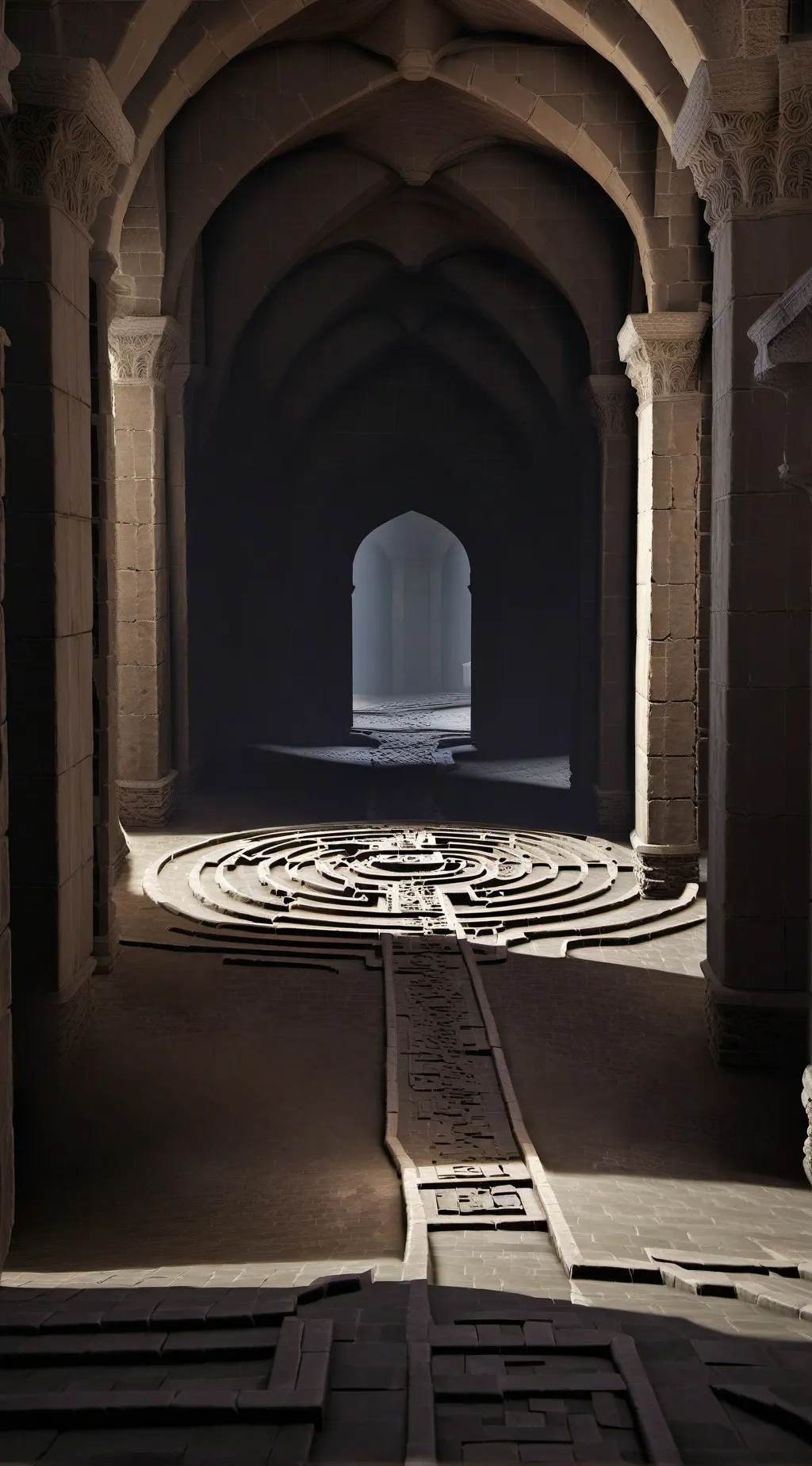 ai character: the labyrinth  background