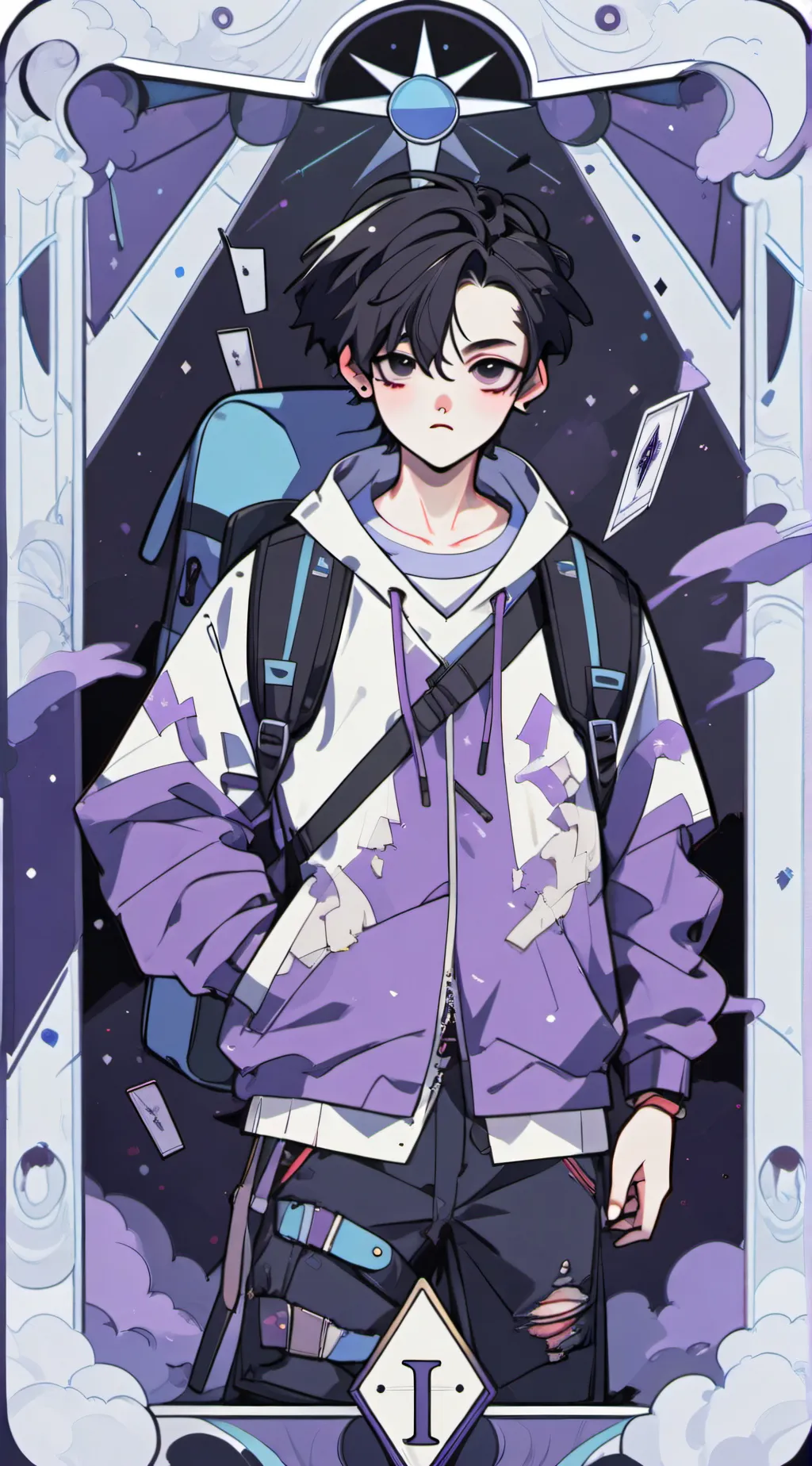 ai character: Kestin Clarkson  background