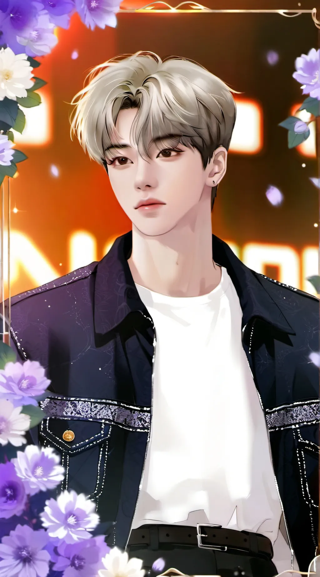 ai character: BTS  background