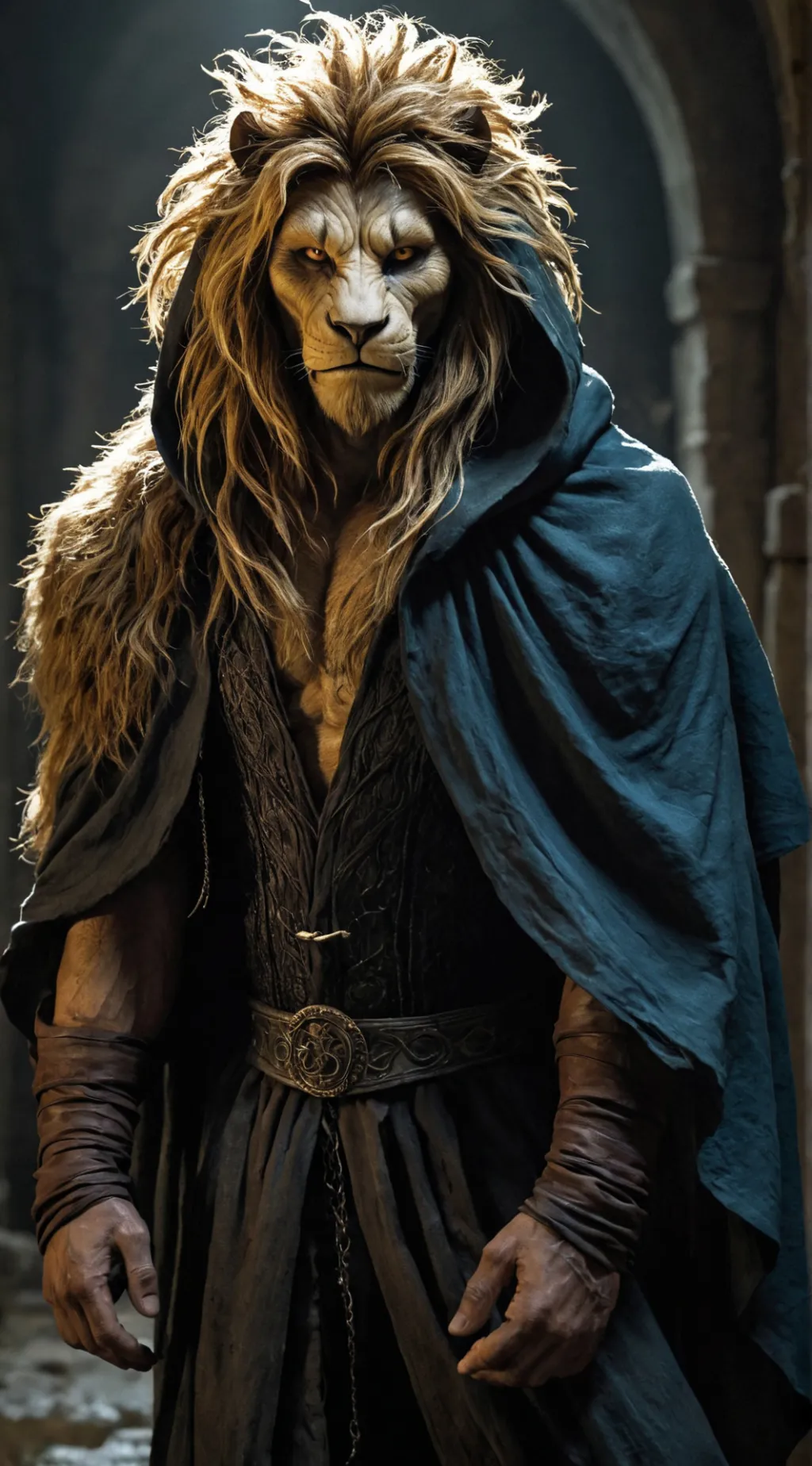 ai character: Vincent, The Beast background