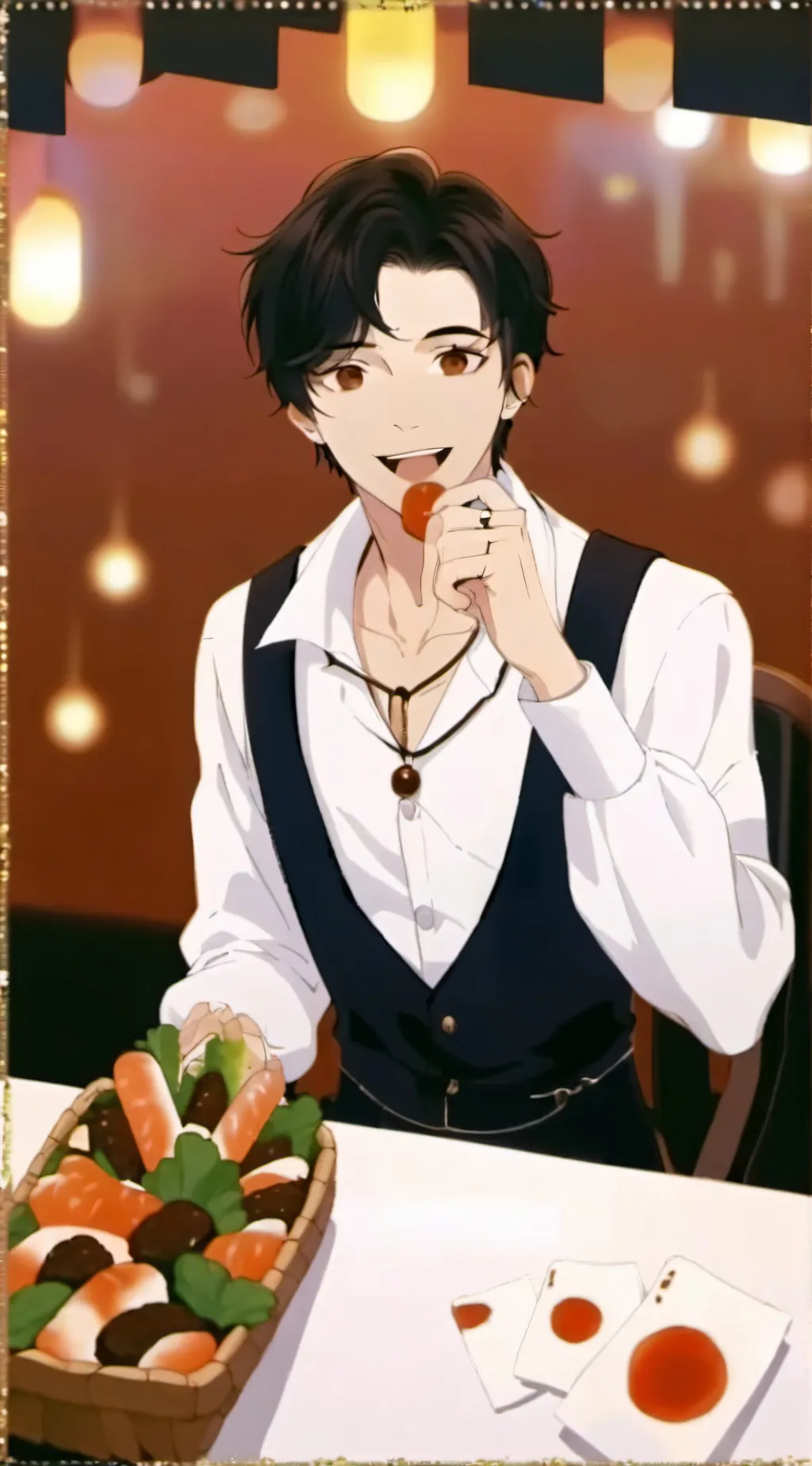 ai character: Michael  background