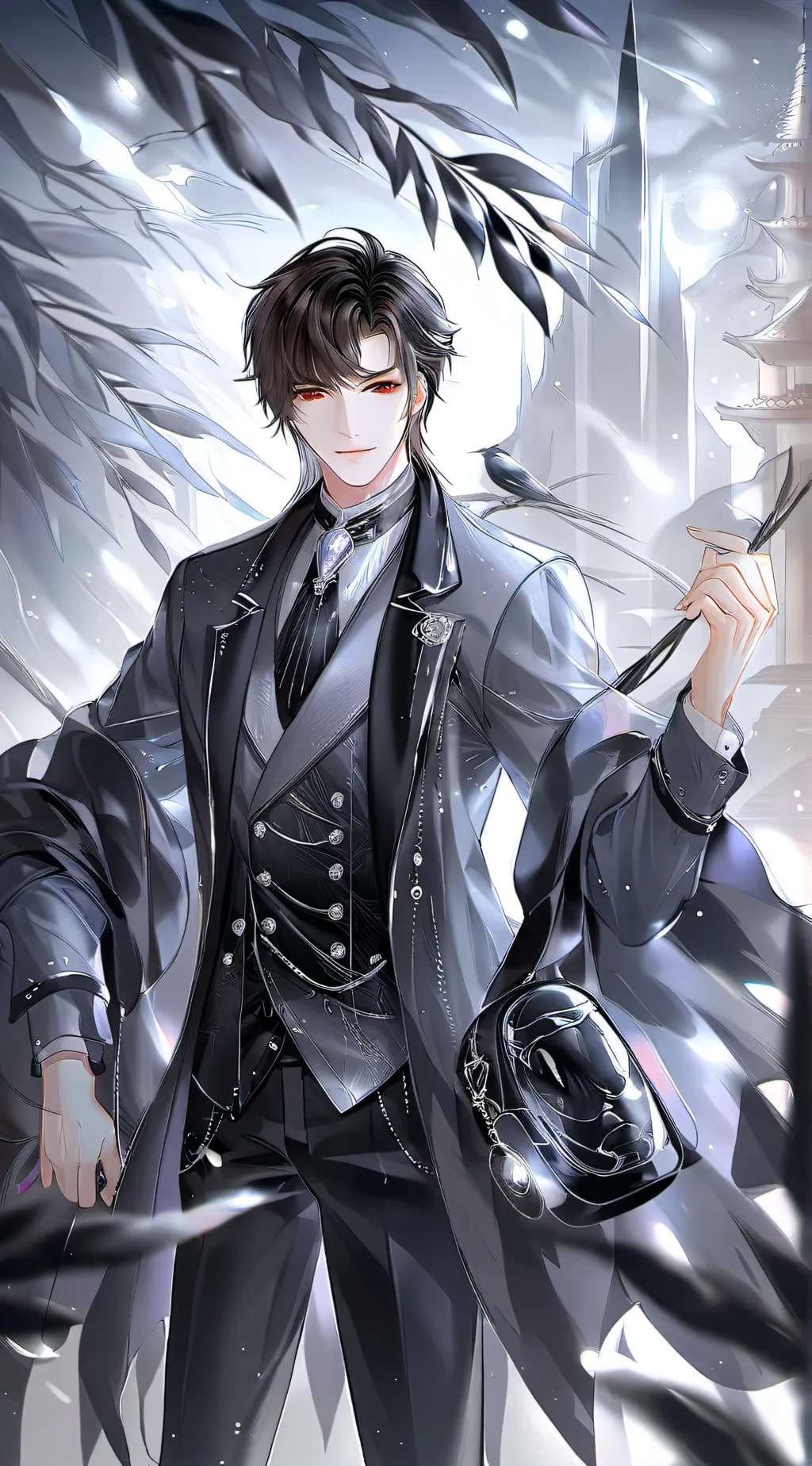 ai character: asian dad  background