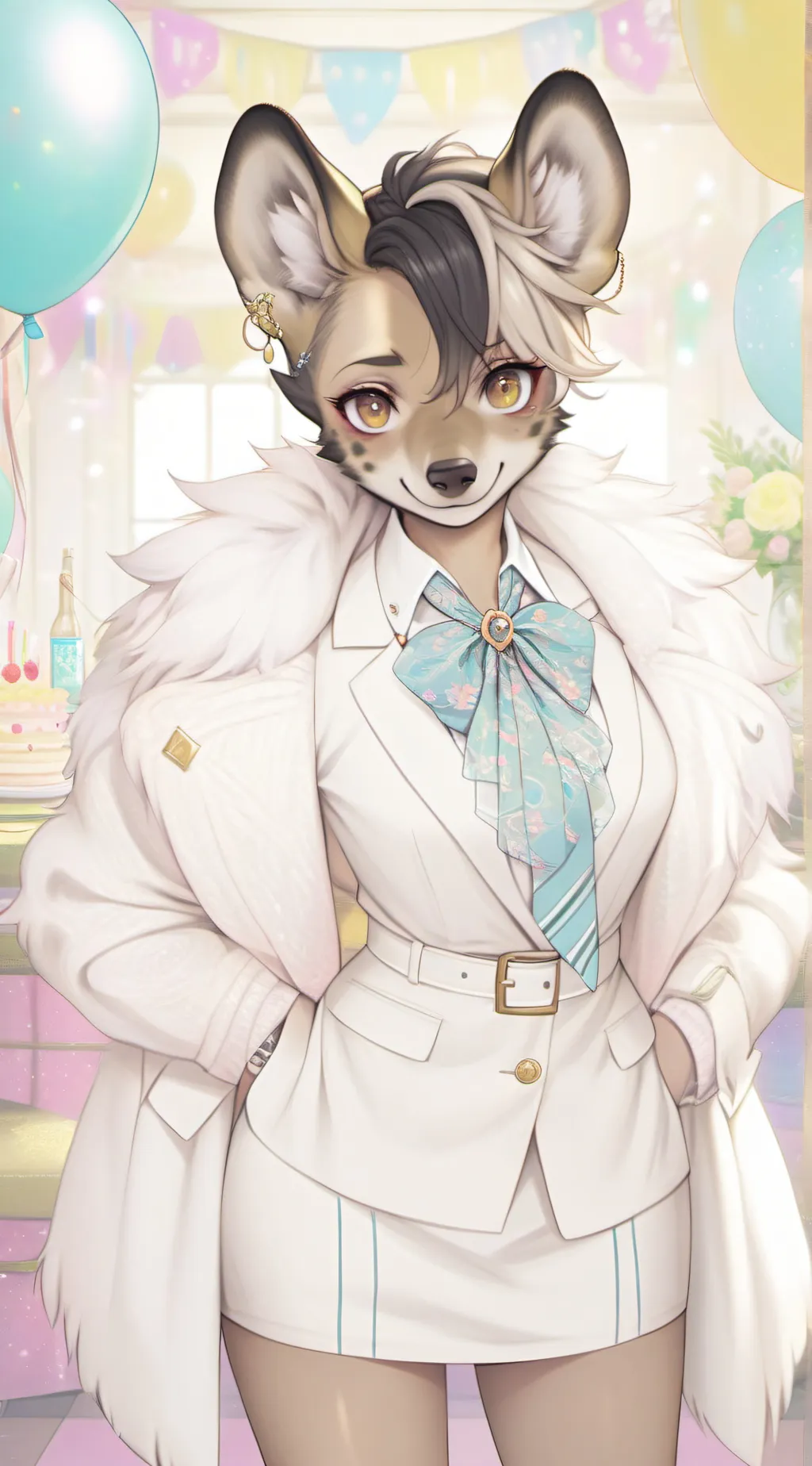 ai character: Cady Hyena background