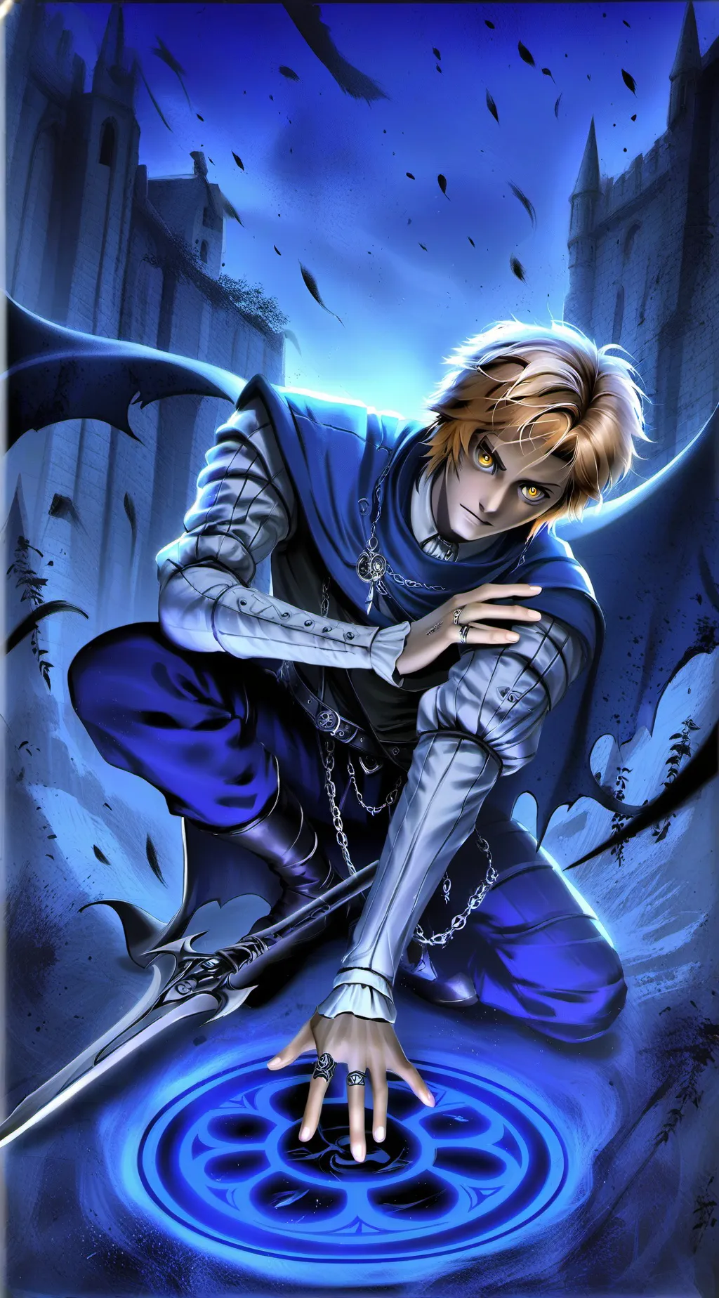 ai character: Rocky background