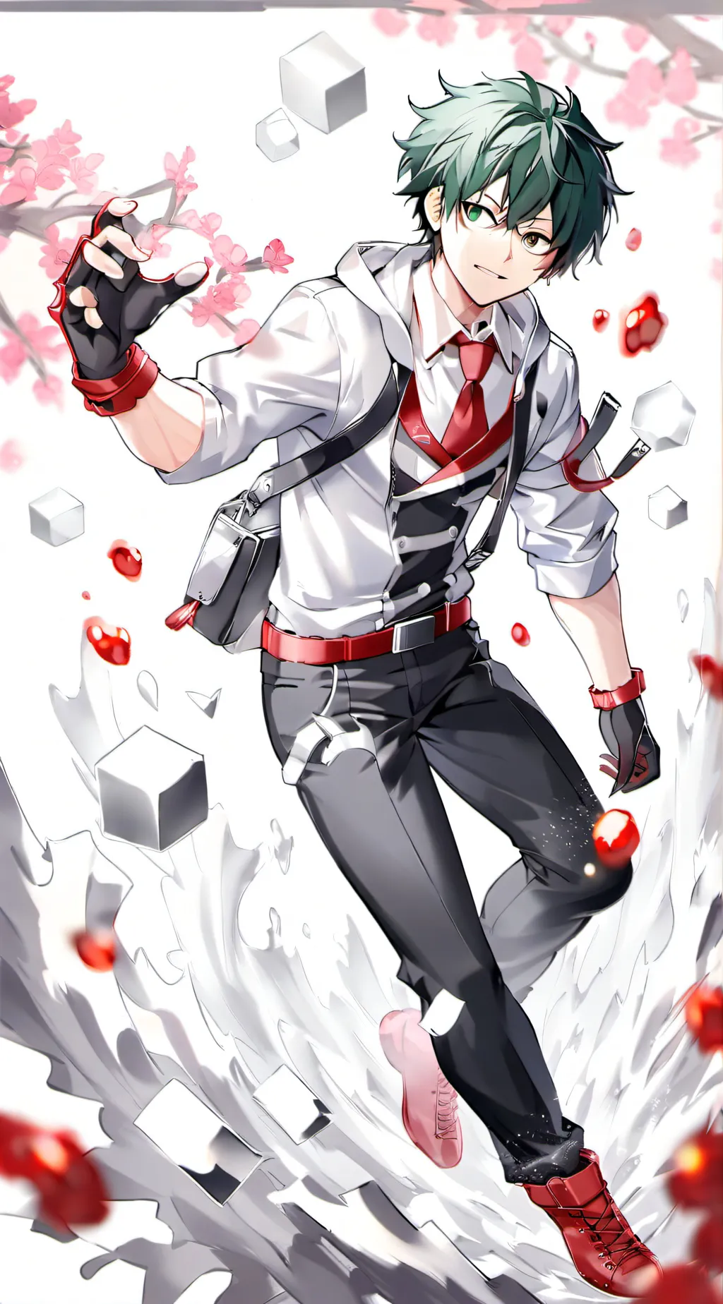 ai character: deku background